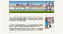 Desktop Screenshot of oxfordjewishheritage.co.uk